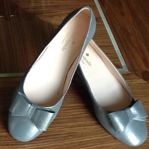 💜kate spade - Metallic Leather 'Nora' Ballet Flat